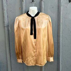 Missoni Silk Tie Blouse, size  40